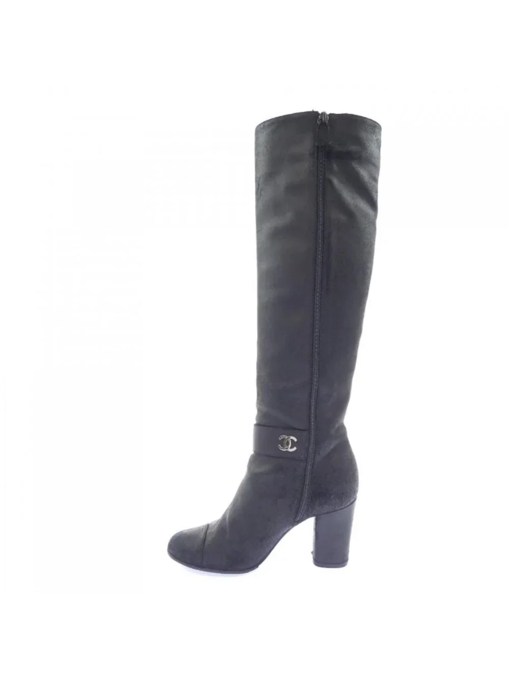 Chanel Long Boots Black